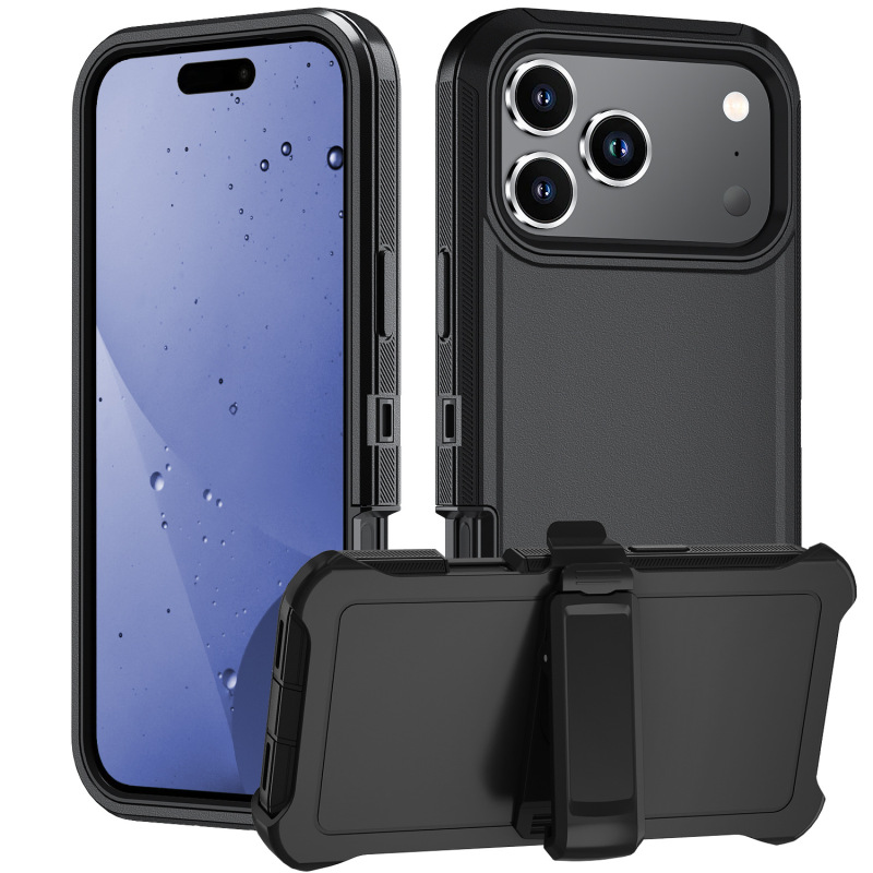 适用于iPhone17pro三防机器人手机壳外贸专供重防三合一手机壳|undefined