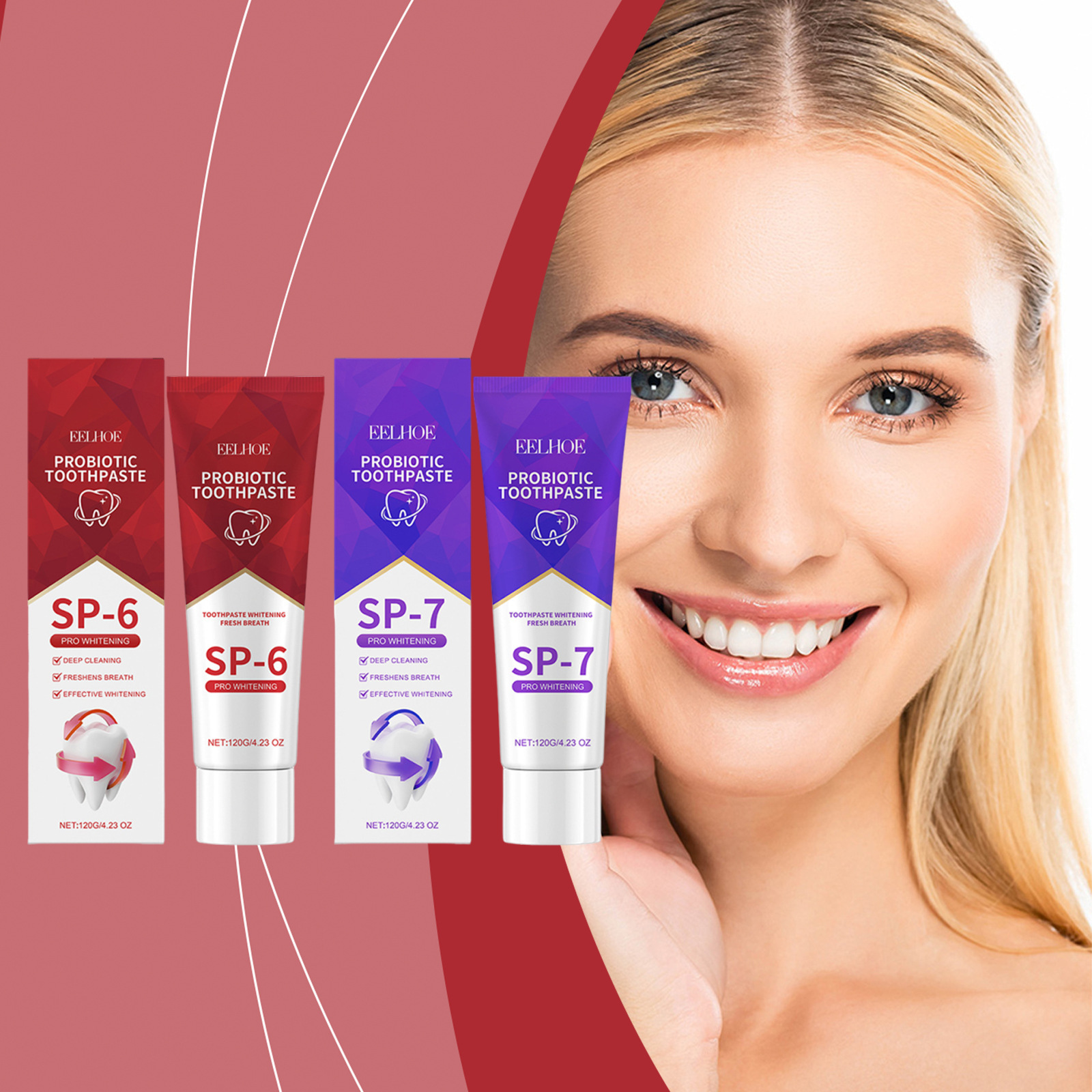 Eelhoe Probiotic Toothpaste Cleans and Cares for Teeth, Daily Care Toothpaste