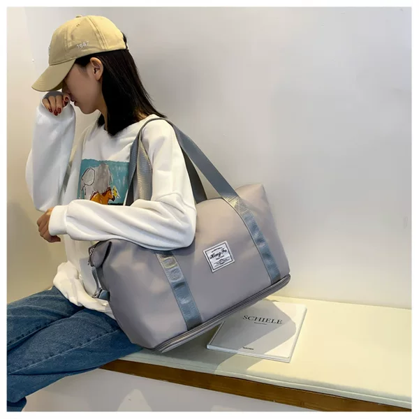 Dry and wet separation travel bag women's fitness bag travel bag luggage bag large capacity anti-splashing travel bag wholesale