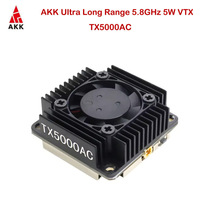 AKK TX5000AC��Զ����ȫƵ��FPV��Խ��ͼVTX 5W 4.9G-6.1G 96CH