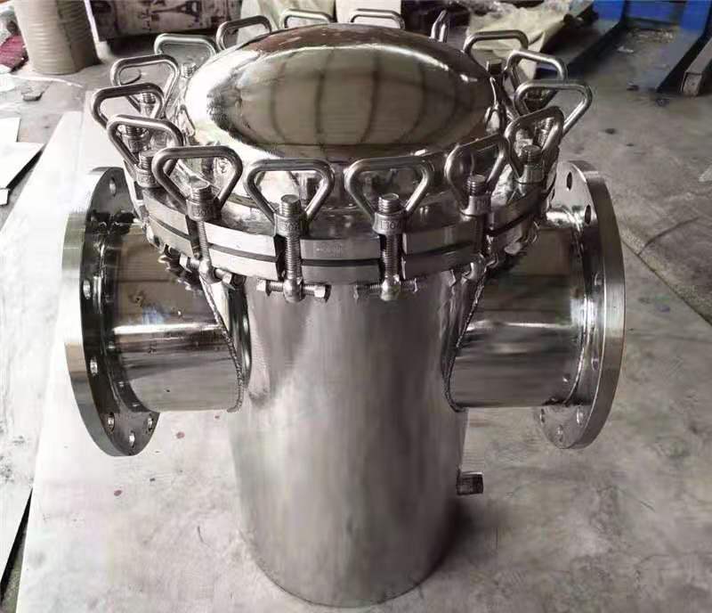 304不锈钢篮蓝式过滤器快开提篮式过滤器天然气管道除污器滤污器