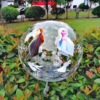 Internet celebrity printing transparent wave ball double -sided printed wave ball wedding festival party supplies