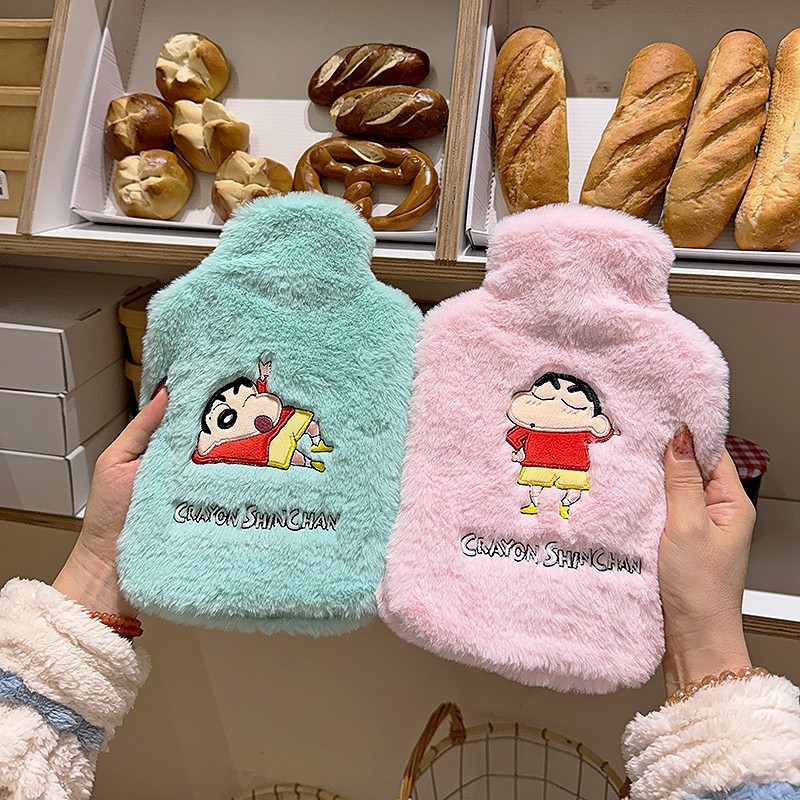 극세사 커버 온수주머니 1000ml 손발 보온 물주입식 찜질팩