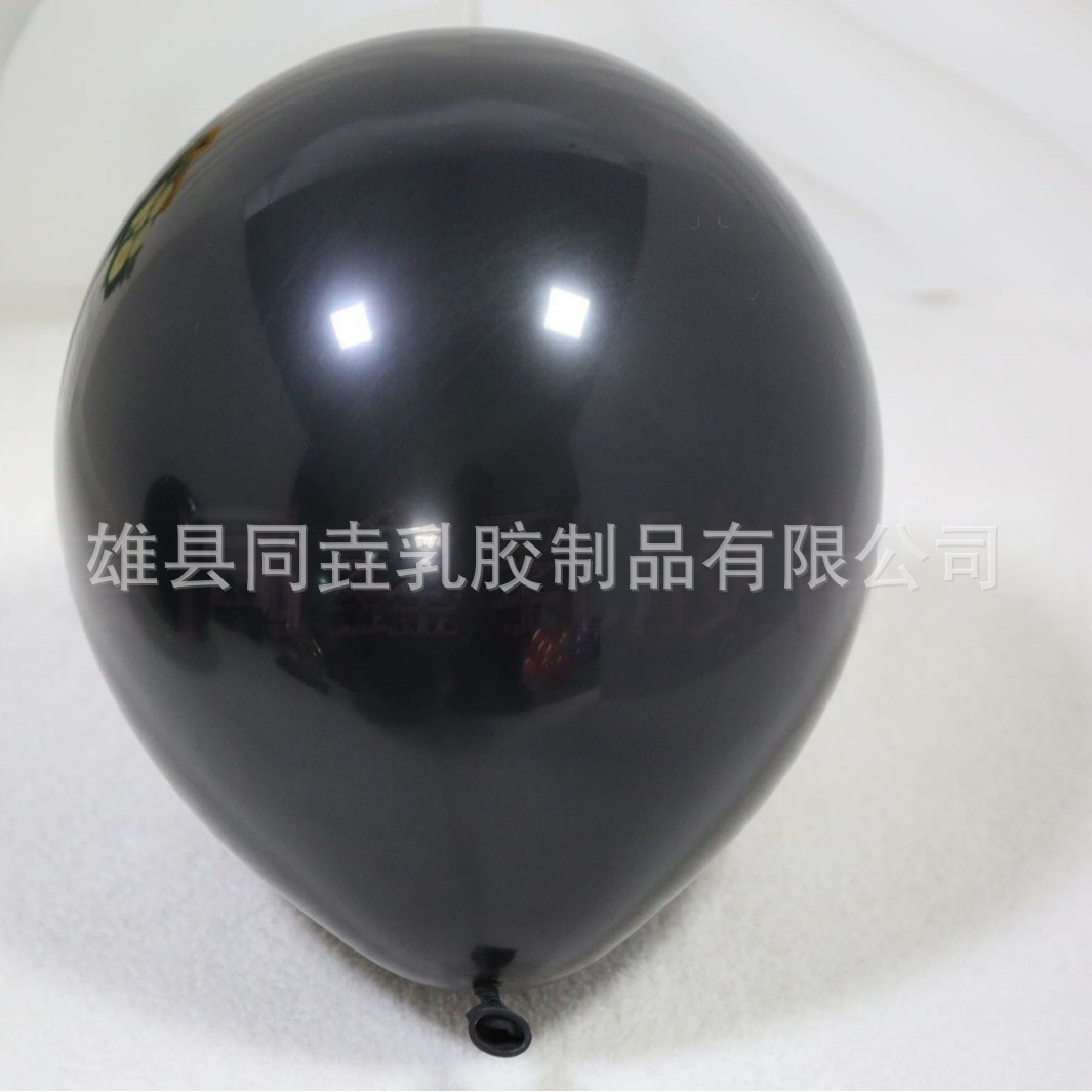 Globo de látex mate 5 pulgadas 10 pulgadas 12 pulgadas 18 pulgadas engrosada globo de decoración de fiesta de látex negro mate