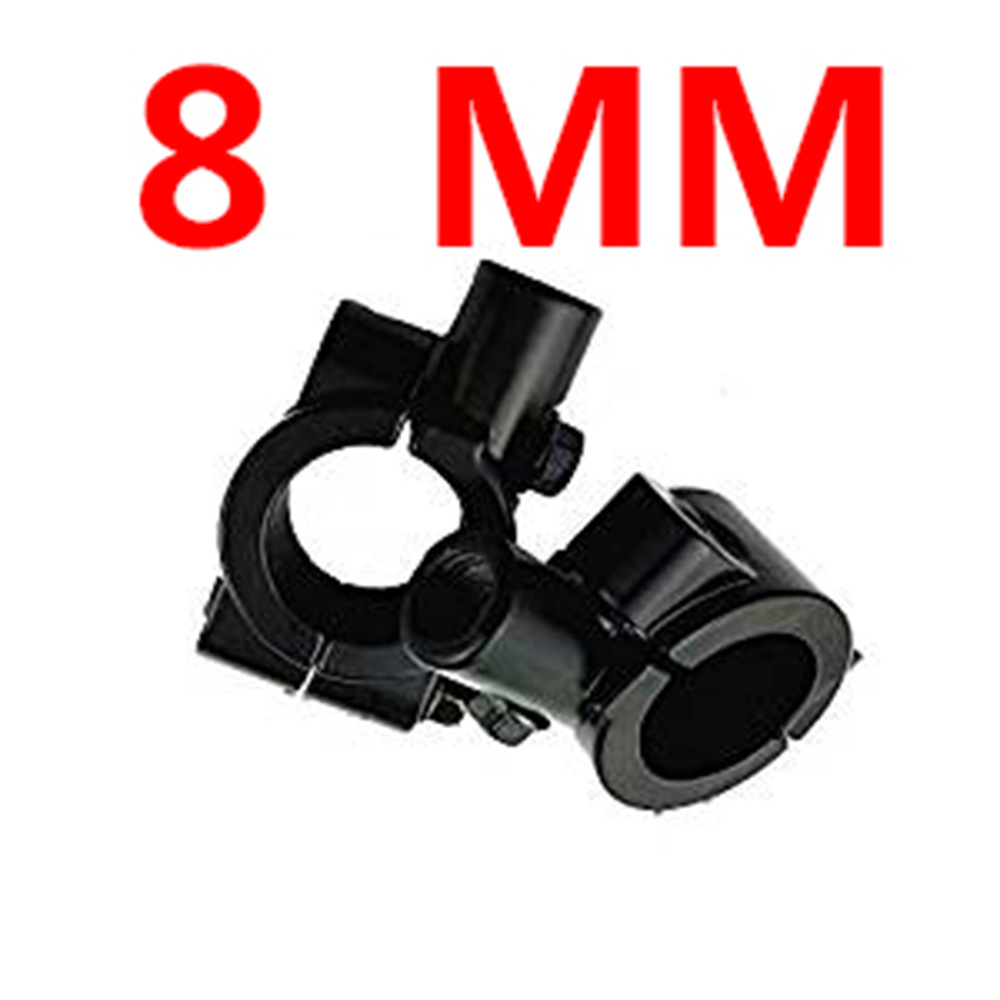 8mm Threaded 7/8“ Motorcycle Rearview Mirror Handlebar Mount Adapter Clamp