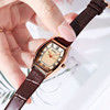 Fashionable retro brand swiss watch, waterproof belt, Korean style, simple and elegant design
