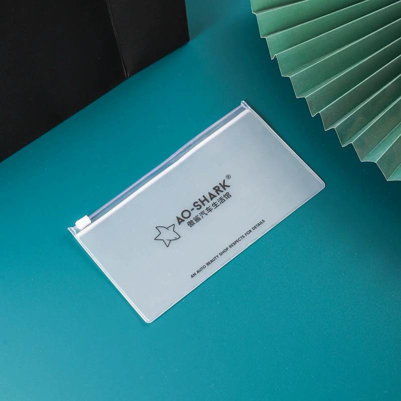 ПВХ матовая сумка носки Нижнее белье Самоуплотняющаяся отделочная сумка для хранения студенческие канцелярские принадлежности для хранения прозрачная сумка на молнии оптом