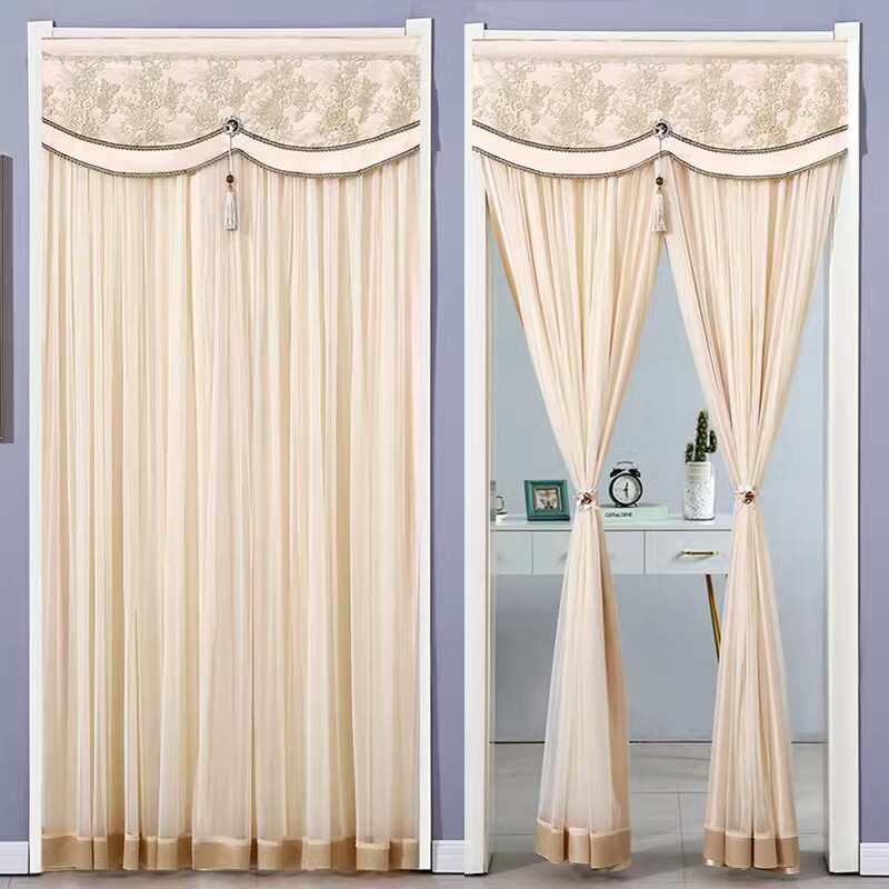 French-Style Door Curtain Partition Curtain for Home Bedroom Kitchen Blocking Curtain Half-Hanging Curtain Bathroom Curtain No-Drill Installation Ins Style French-Style Door Curtain Partition Curtain for Home Bedroom Kitchen Blocking Curtain Half-Hanging Curtain Bathroom Curtain No-Drill Installation Ins Style