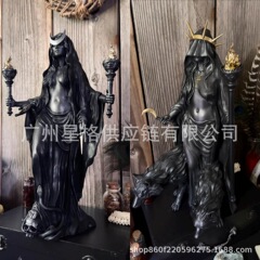 Amazon クラッカーバレル魔女魔女像ハロウィン樹脂装飾品ハロウィン装飾