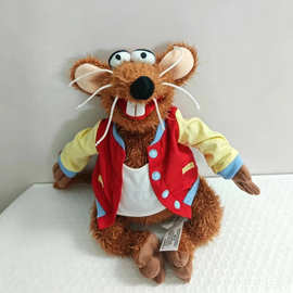 跨境新款 Rare The Muppets Rizzo The Rat Plush 玩偶 毛绒玩具