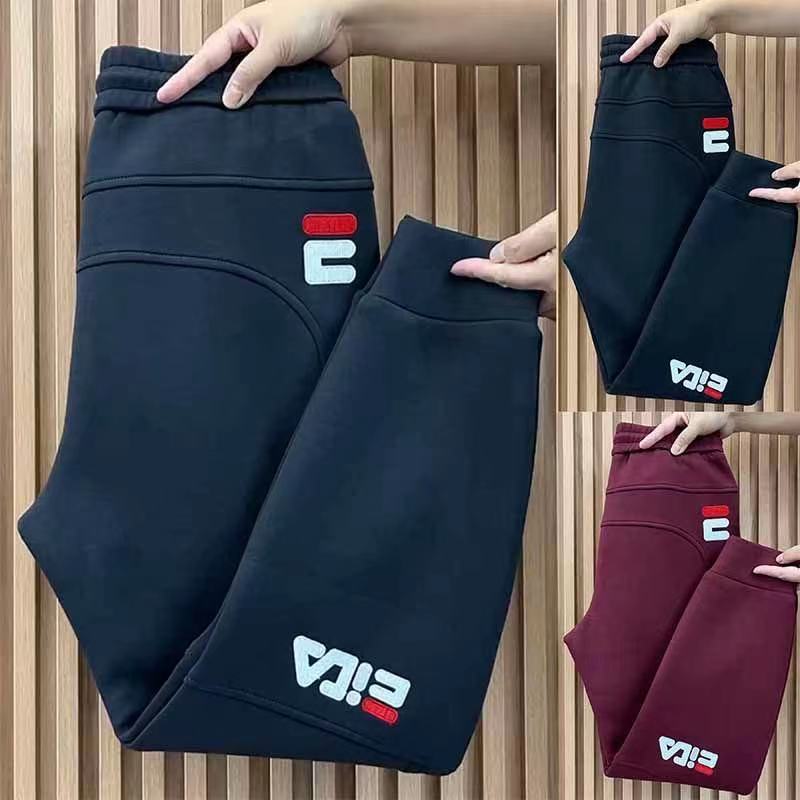 Autumn and winter New 2023 men's sports sweatpants trendy fashionable embroidered casual pants versatile stretch skinny harem pants