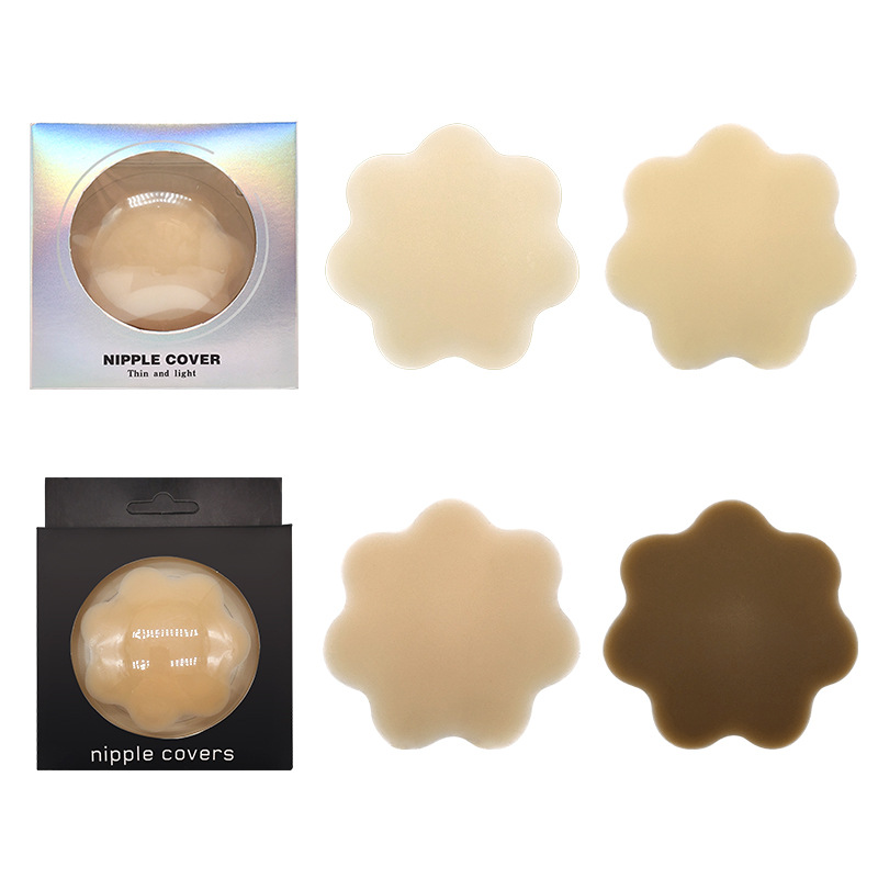 固态6.5cm硅胶胸贴防走光防水防汗带胶隐形无痕薄款乳贴乳头贴