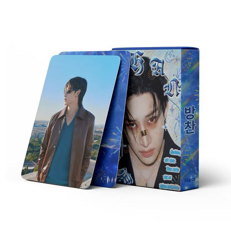 Cadena total, una gran cantidad de stock, 55 hojas de tinta BT SK IVE ATEEZ KPOP, estrellas coreanas alrededor de LOMO