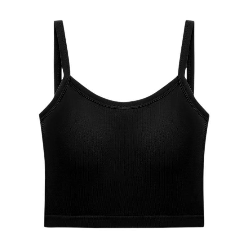 Belleza espalda camisola de las mujeres taza fija interior y exterior desgaste sexy Hot Girl backless camisola base tubo superior chaleco