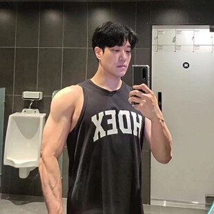 Summer Vest Sports Trendy Cotton Loose Sleeveless T-Shirt Running Vest Basketball Training Clothes