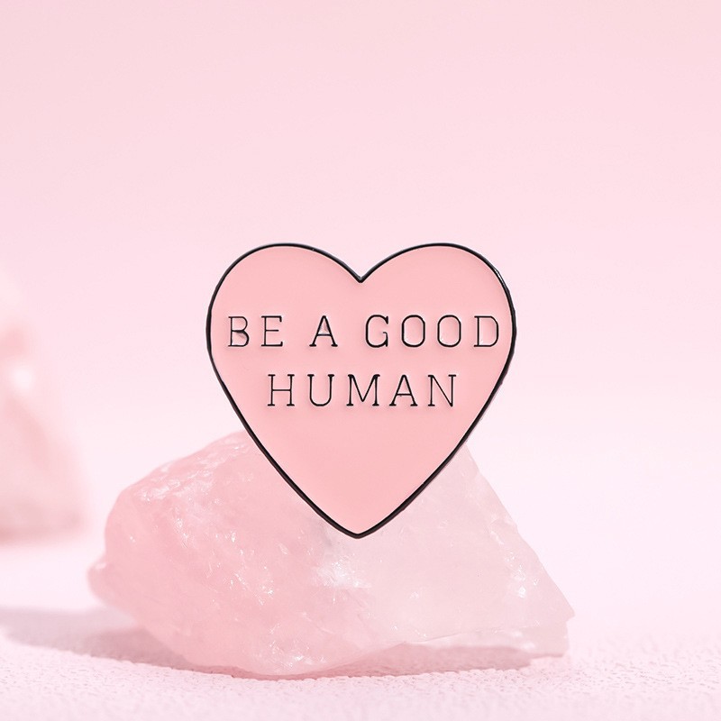 Cartoon Style Simple Style Pin Letter Heart Shape Alloy Plating Unisex Brooches display picture 3