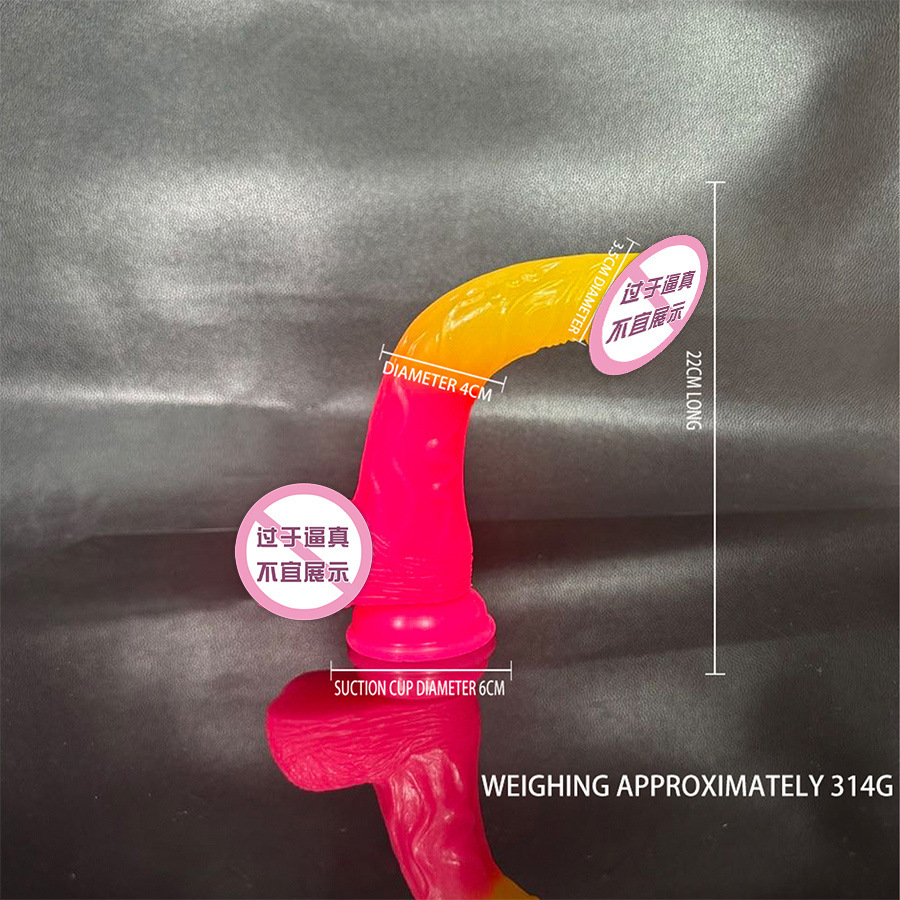 Jiuai Silicone Dildo for Adults, Small Anal Plug Style, Colorful Silicone — detail image 16