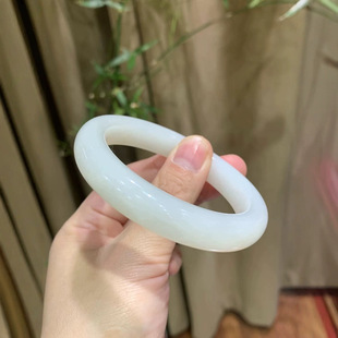 Jin Yu Tang Xinjiang Hetian Jade Sutton Jade Bracelet Delicate and Oily Bracelet Type Beautiful, Soft, Elegant, Graceful and Meaningful
