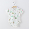 Children's summer cotton bodysuit, thin overall for new born