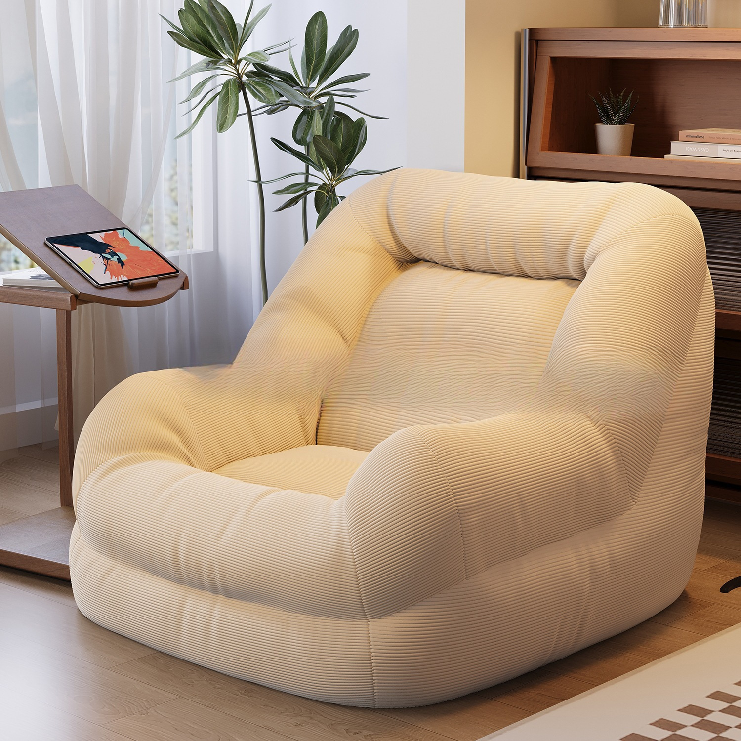 Yijun Bedroom Lazy Sofa Nest Chair Balcony Single Small Sofa Tatami Seat Can Lie down and Sleep in the Living Room