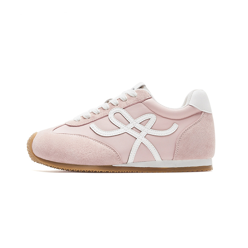 Zapatillas de entrenamiento alemanas rosas Augusden para mujer, modelo nuevo de primavera 2026, zapatillas casuales de suela gruesa para combinar con faldas
