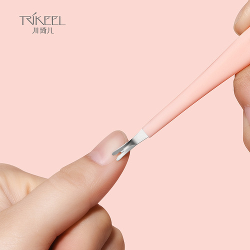 Chuanqi'er nail file removes dead skin fork manicure tool manicure edge cuticle push dead skin shovel nail grinding file