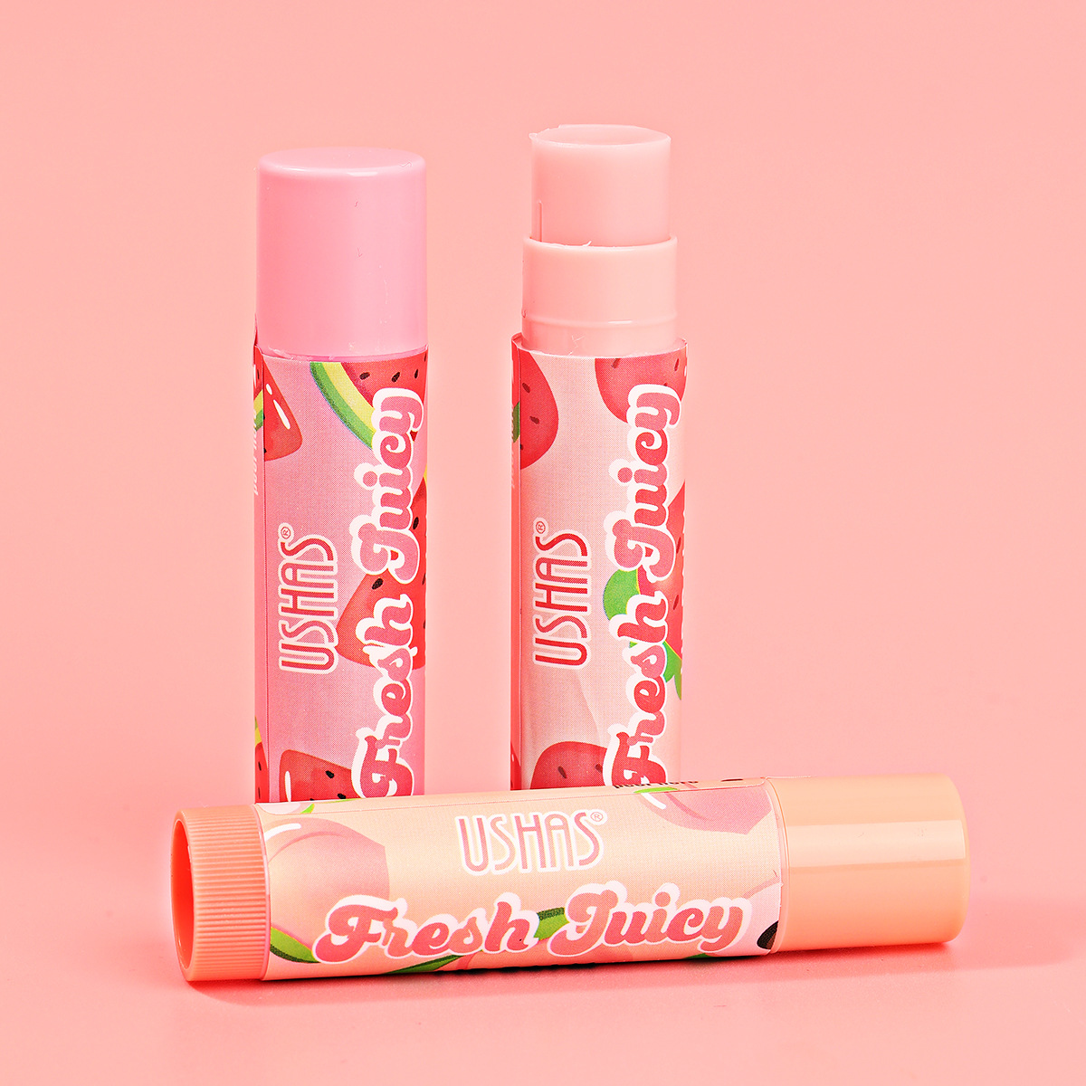 USHAS venta caliente transfronteriza fresco nuevo bálsamo labial hidratante hidratante al por mayor UC099