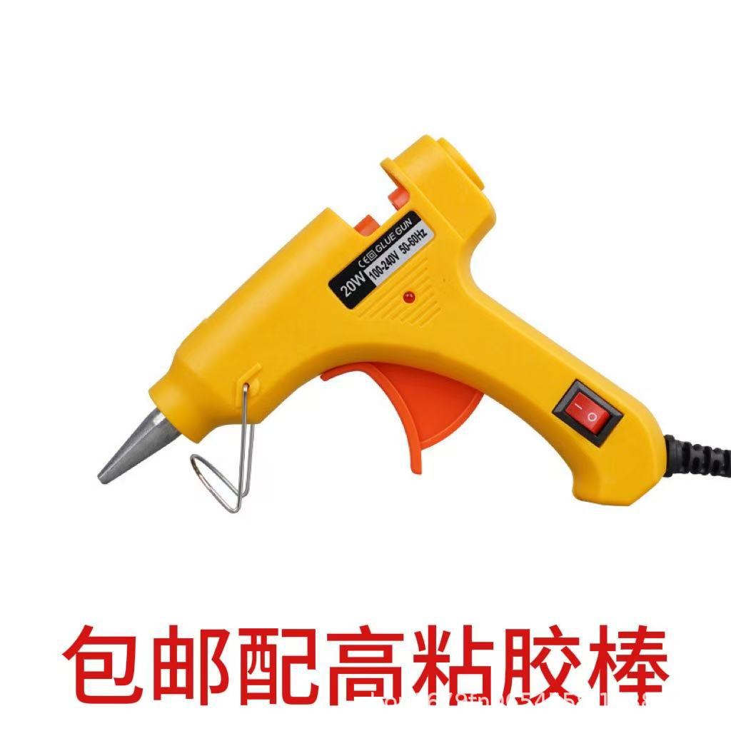 Juego de Mini Pistola de Silicona Caliente 20W con Certificación UL, para Bricolaje Manual