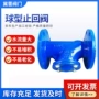 球型球形污水hq41x止回阀