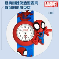 Disney детские часы для мальчиков, детских садов, 3 года, 6 лет, детские часы с защелкой для начальной школы, игрушечные часы с Человеком-пауком для мальчиков
