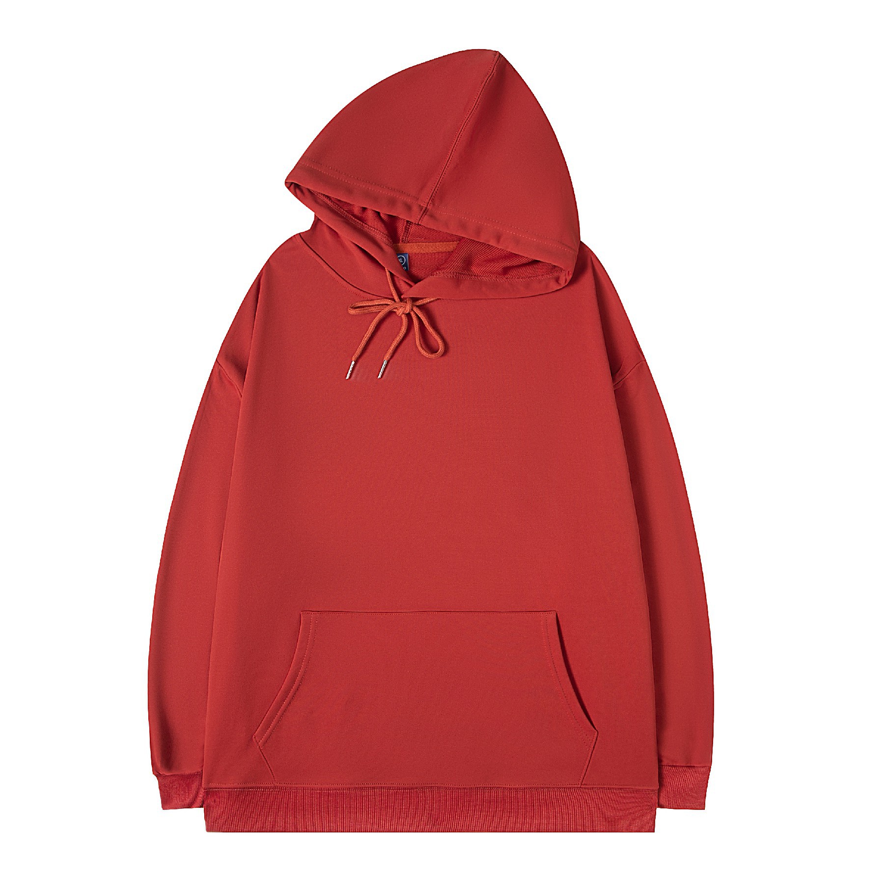 Sudadera con logotipo personalizado, sudadera con capucha y hombros caídos con texto impreso, chaqueta de manga larga para otoño e invierno, ropa de trabajo hecha a medida, camisa publicitaria bordada.