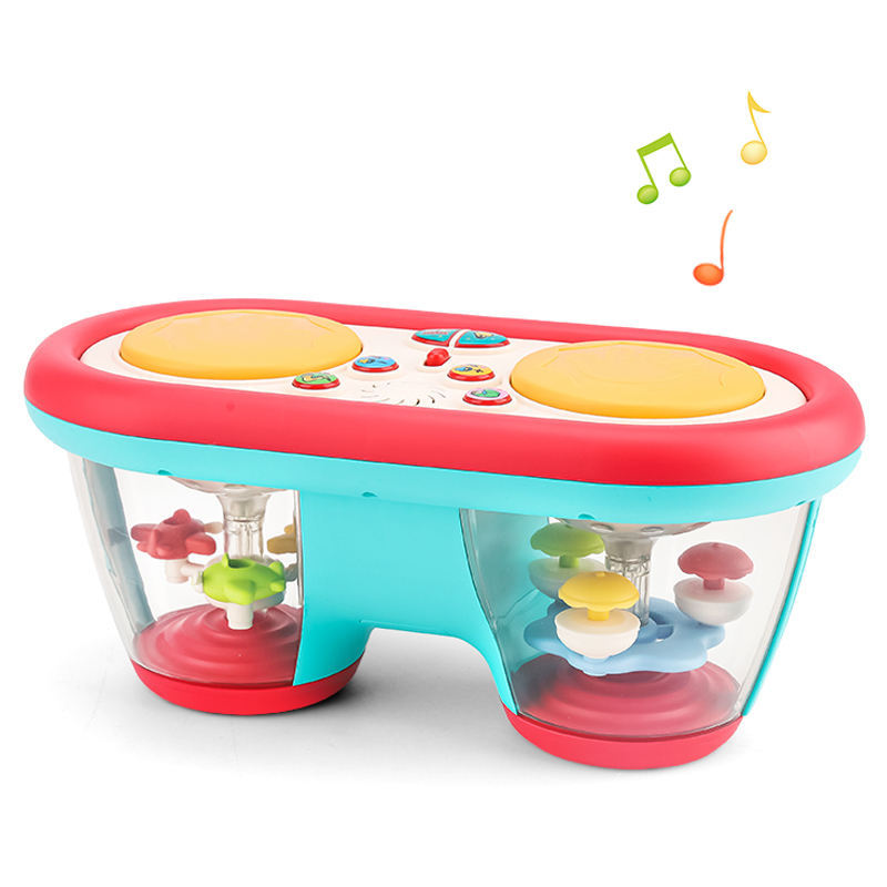 Juguetes de rompecabezas infantiles transfronterizos Meike multi-luz música batería Amazon bebés batería mano piano electrónico