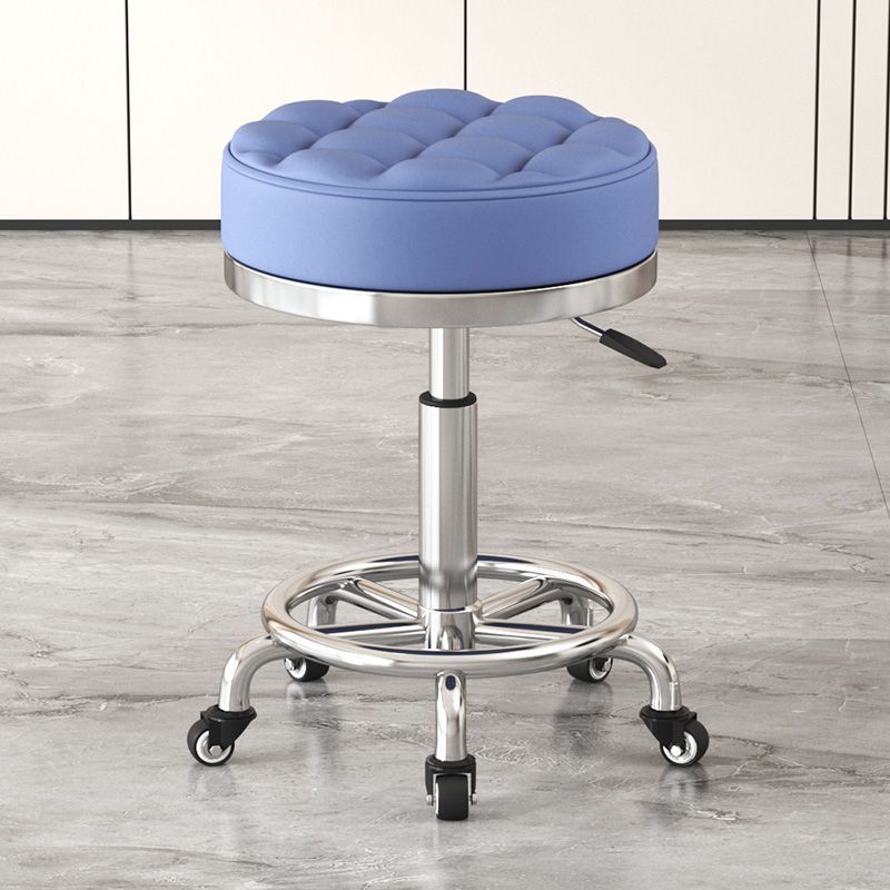 Taburete de belleza, polea de elevación rotativa, taburete de computadora, taburete de manicuría, taburete redondo, peluquería, silla giratoria, salón de peluquería especial