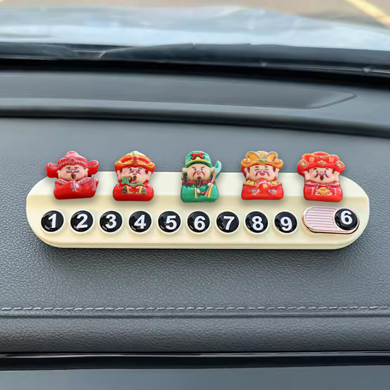Señal de estacionamiento temporal para automóviles, matrícula de teléfono móvil para mujeres, matrícula de teléfono móvil para automóviles, suministros decorativos ocultos