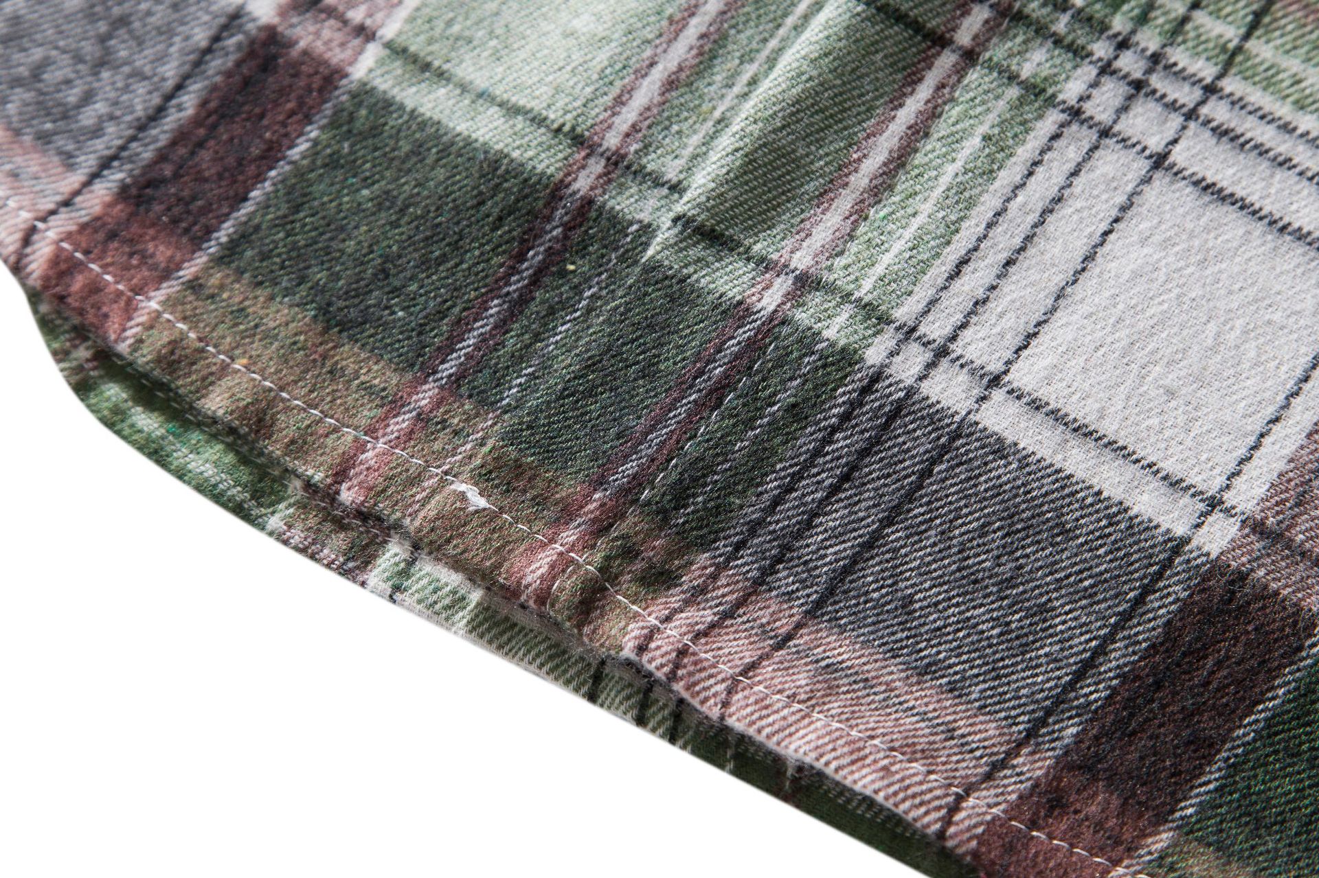 Herren Flanellhemd Mit Kapuze Kariertes Oversized Freizeithemd_voghion.com