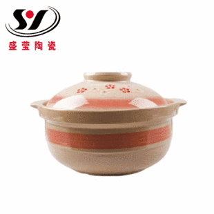 Окрашенная японская в стиле глиняной керамика песчаника, кухня куриная кухня, рисовая лапша желтая стейк -куриная запеканка Керамика Ярко -подарочный суп.