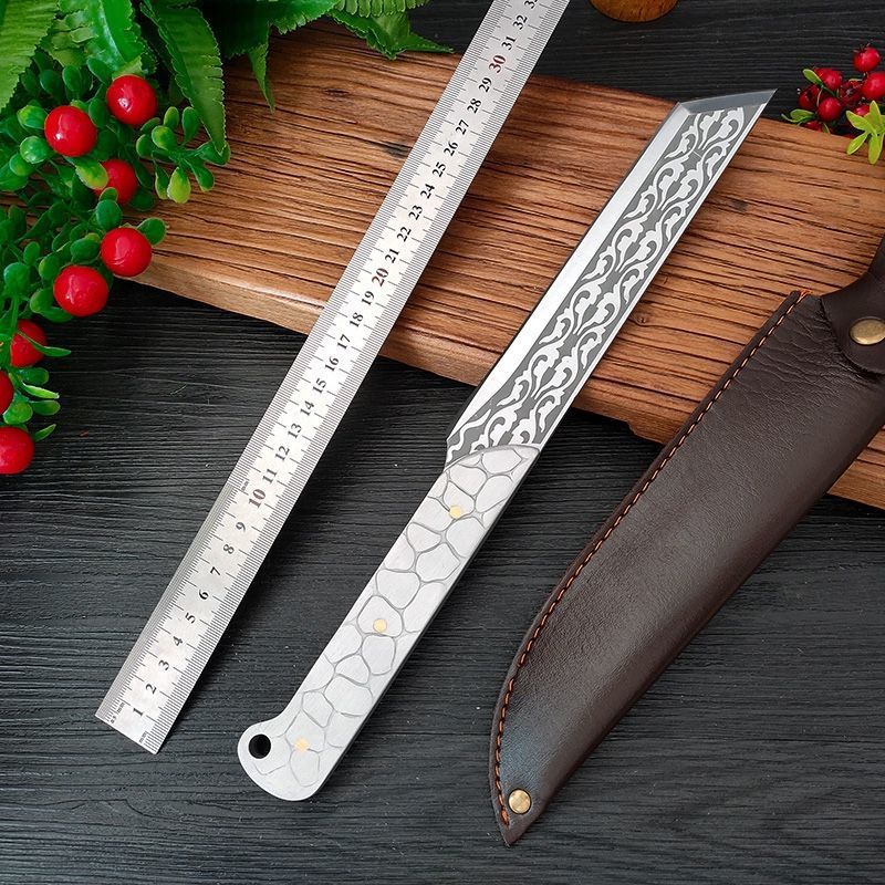 Icicle Slash Multifunctional Knife, Chef's Knife, Household Knife, Hand-forged Bone Splitting Knife, Meat Cutting Knife