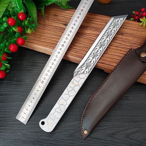 Icicle Slash Multifunctional Knife, Chef's Knife, Household Knife, Hand-forged Bone Splitting Knife, Meat Cutting Knife