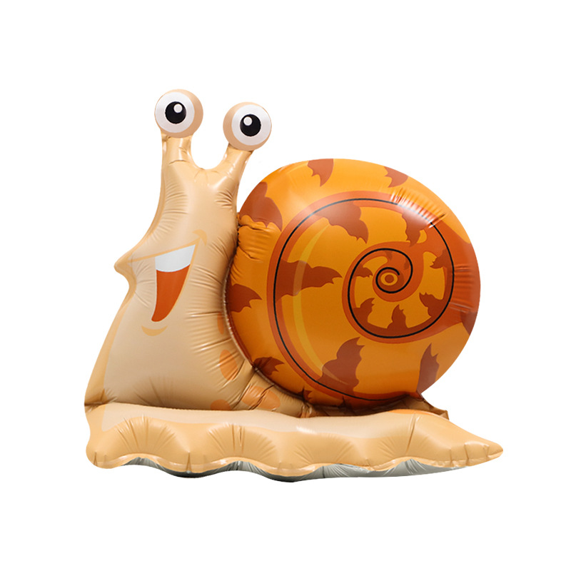 Decoración de fiesta Decoración Accesorios de fotografía globo de juguete 4D tridimensional de pie pequeño animal de dibujos animados forma globo de película de aluminio