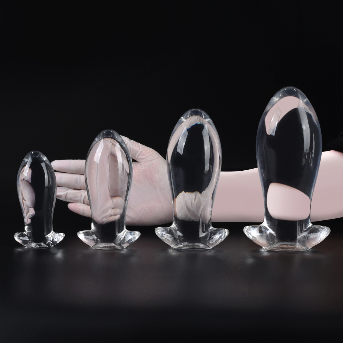 Posterior Dragon Egg Anal Plug, XL TPE Textured Wearable Plug for Adults — detail image 1