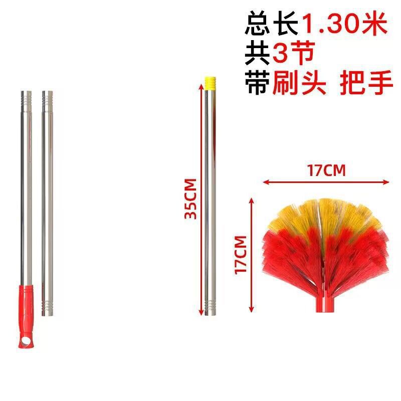 La limpieza de techo de la araña doméstica, la limpieza de techo de la araña doméstica, la eliminación de polvo de alto nivel