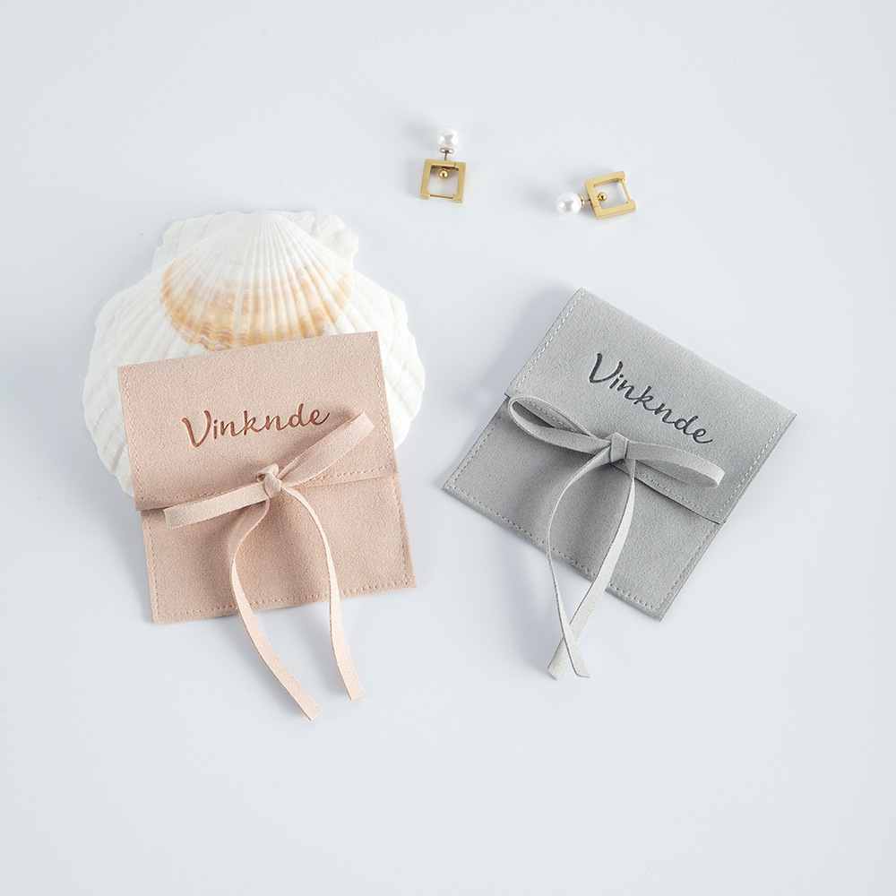 1 Piece Cloth Simple Style Daily Solid Color Jewelry Packaging Bags display picture 5