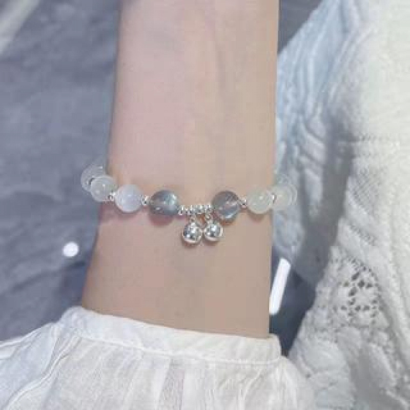 Puesto de mercado nocturno Pulseras de vidrio Suministro de modelos explosivos Pulsera de cerámica Jingdezhen Pulsera de porcelana azul y blanca Caja de regalo de bendición al por mayor