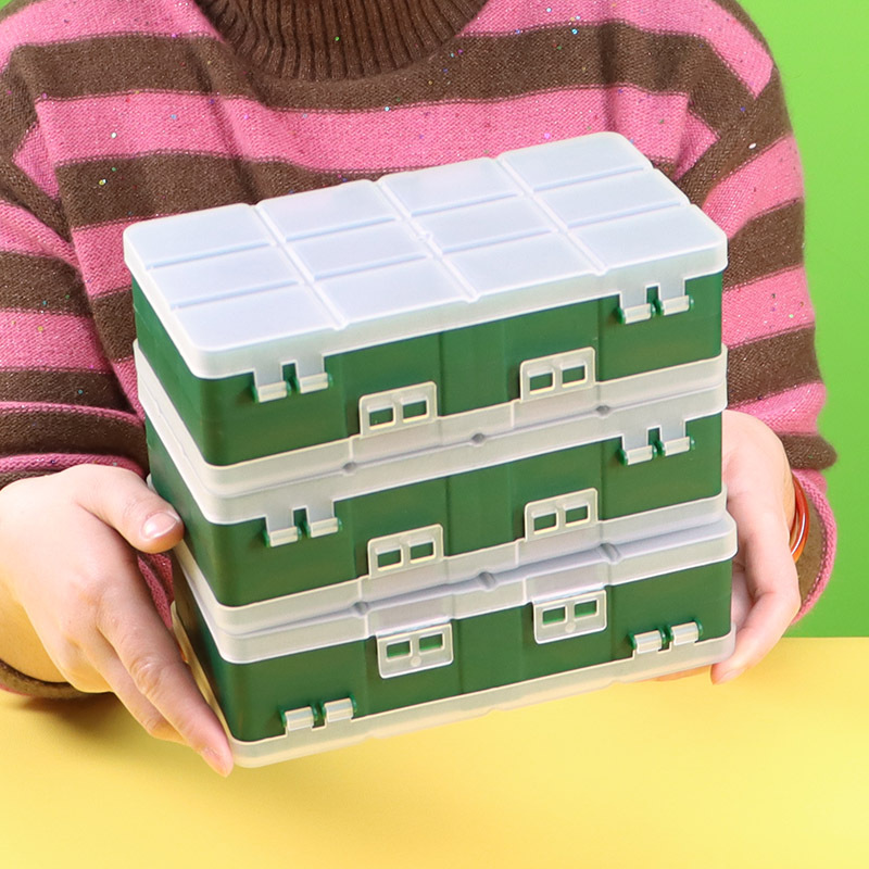 模型小零件收纳盒加厚多格零件盒小配件工具盒分类盒格子盒样品盒