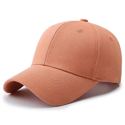 New high-quality all-pure cotton glossy cap spring and autumn solid color hat men's casual all-match baseball cap