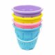 Children's beach toy Castle Bucket Boys and Girls outdoor sand digging snow plastic bucket scenic spot stall bucket wholesale