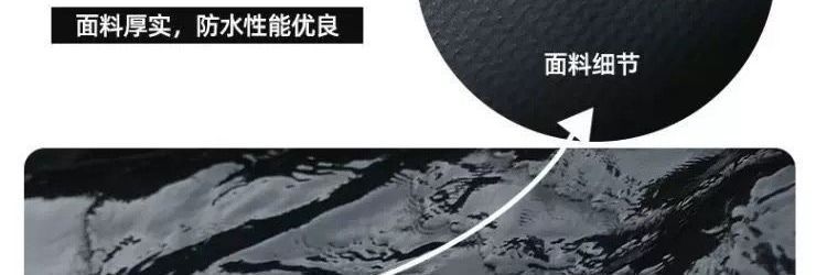 Car rainproof and waterproof roof rack storage large-capacity luggage bag, wear-resistant SUV luggage bag, plastic