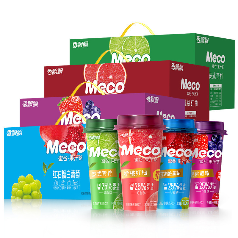 Xiangpiaopiao Meco Honey Valley Juice Tea 15-Cup Fruit Tea Drink Whole Box Juice Thai Lemon Peach Red Grapefruit