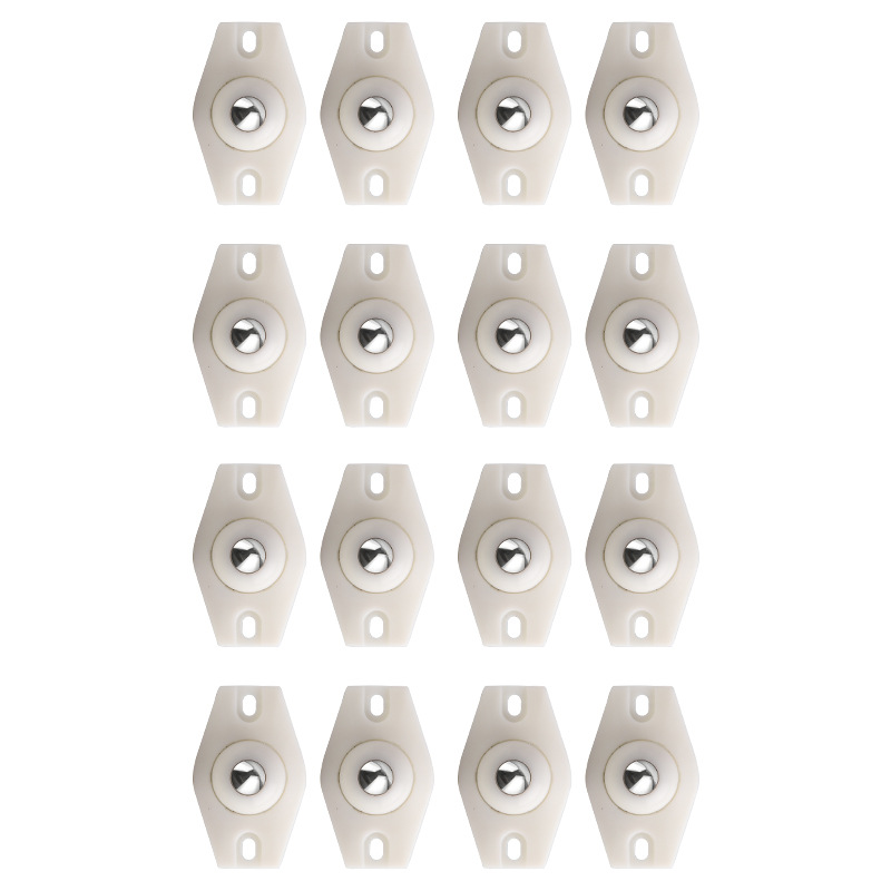 Nueva rueda universal sin punzonado y pegado rueda universal caja de almacenamiento caja de almacenamiento carro pequeño con bola polea universal