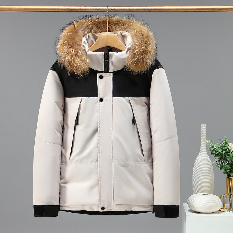 Herren Winterjacke Aus Baumwolle Für Sport Und Freizeit Warm_voghion.com